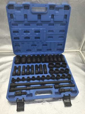 Set chei tubulare Hitman ranforsate, 12 colturi, finisaj negru – 349 lei - imagine 2