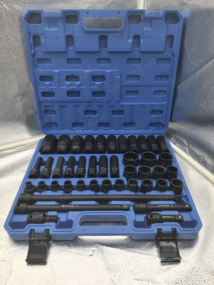 Set chei tubulare Hitman ranforsate, 12 colturi, finisaj negru – 349 lei - imagine 4