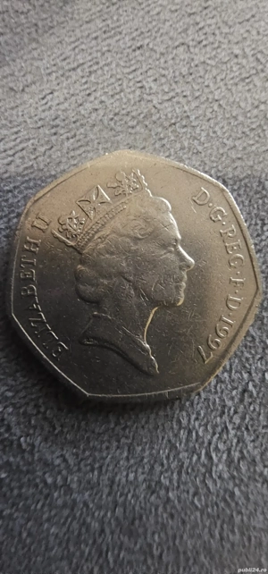 Moneda Fifty Pence 
