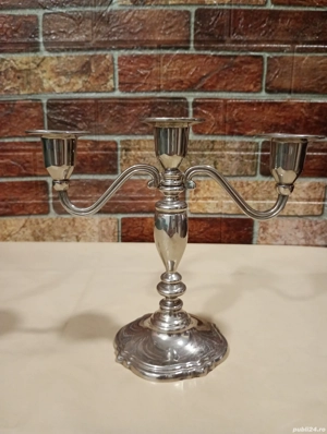 Sfesnic metalic trei brațe 