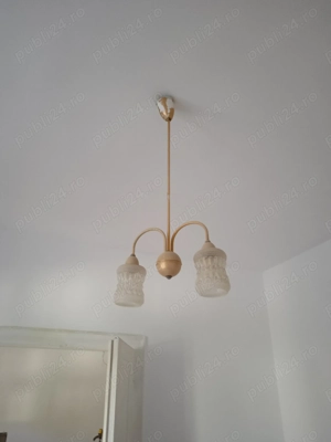 Candelabru  Lustra din sticla - imagine 2