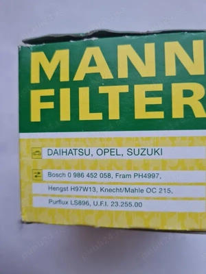 Filtru ulei Mann W67/2 - imagine 3