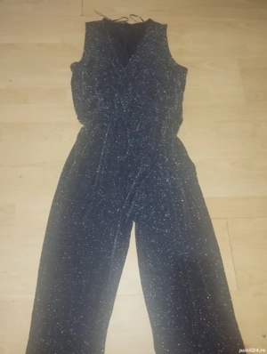 Salopetă nouă cu fire argintii