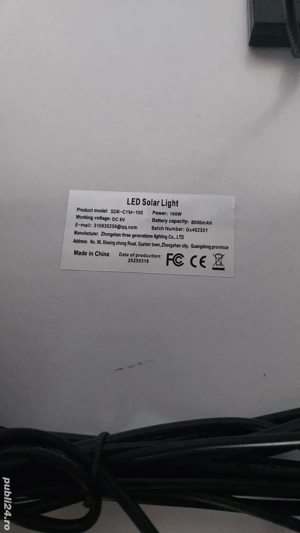 vand panou led solar pescuit,camping - imagine 4