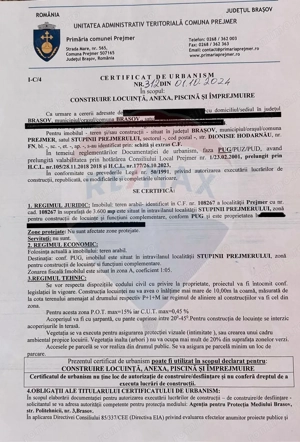 Teren de vânzare în  Prejmer de 3,600 mp ,  intravilan cu utilități - imagine 6