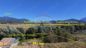 Teren 851mp, Râșnov|Centrul de echitație și Complexul Turistic Pănicel - imagine 3