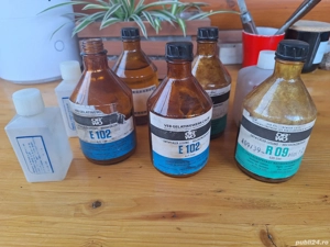 Sticluțe vechi soluții foto developare ORWO