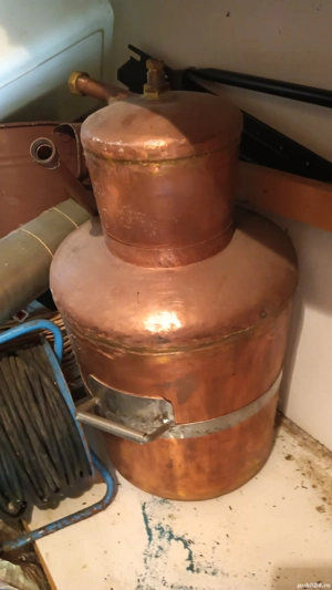 cazan din cupru pentru rachiu - imagine 2