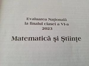 Evaluarea Națională 2023 la finalul clasei a 6-a - Matematică și Științe