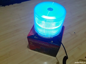 Girofar albastru tip flash, 12-24v - imagine 4