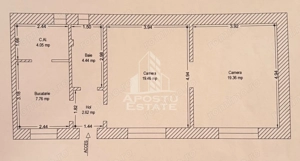 Apartament cu 2 camere la curte comuna in - imagine 8 Apartament cu 2 camere la curte comuna in - imagine 8