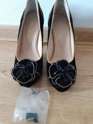 Pantofi negri eleganti - imagine 5