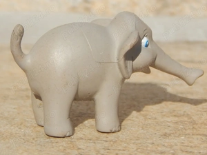 Figurina elefant Kinder din cauciuc dur 5 cm - imagine 3