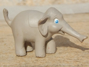 Figurina elefant Kinder din cauciuc dur 5 cm - imagine 2