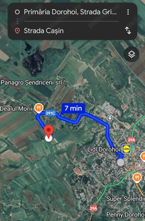 Teren 1 hectar iesire Dorohoi, intravilan si extravilan