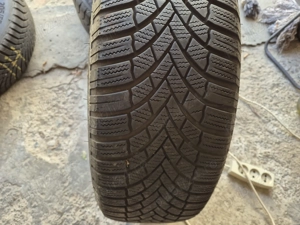 Set 4 roți r16 jante de tabla originale vw cu anvelope iarnă 205 55r16 stare foarte bună p - imagine 8