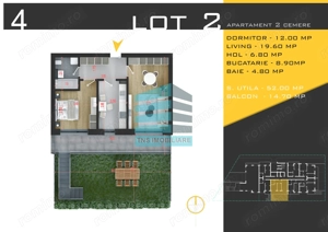 Apartament Modern 2 Camere, 54 mp Grădină, Pallady – Teclu