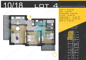 Apartament 3 Camere, 82 mp,Investiție Premium, Pallady – Acces Metrou