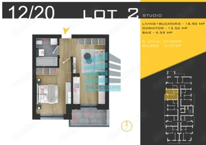 2 Camere Tip Studio 42 Mp,Pallady-Nicolae Teclu,Metrou