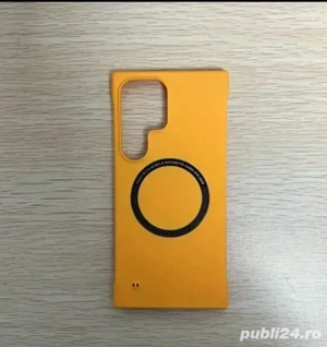 Husa samsung galaxy s 22 ultra slim galben - imagine 2