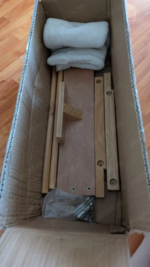 Hamac din pluș pentru pisica cu fixare pe perete - imagine 3