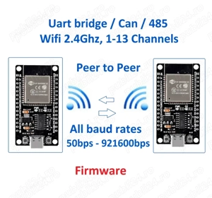 Firmware - Wifi Bridge UART, TTL, RS485, CAN, wireless