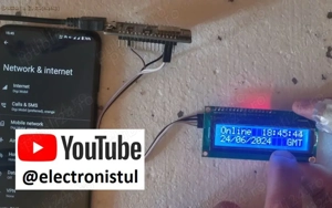 Proiect ESP8266 Ceas online NTP LCD 16x2 - i2c