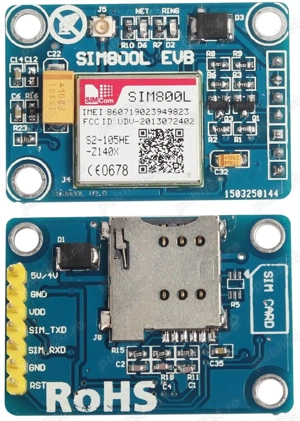 SIM 800L Quad-bands 1900 MHz GSM GPRS arduino + Antena - imagine 5