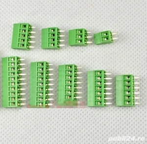 Conector prindere surub, cablaj, PCB, 2.54mm pitch   pas, screw - imagine 3