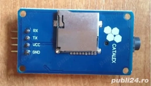 Modul mp3 player Arduino UART TTL serial control playback mode, YX5300 - imagine 2