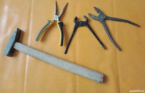 Unelte, ciocan, patent, clește  - imagine 2