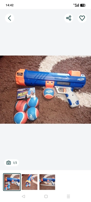 pistol aruncător mingi Petru căței  - imagine 2