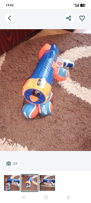 pistol aruncător mingi Petru căței  - imagine 3