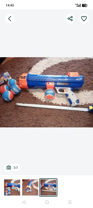 pistol aruncător mingi Petru căței 