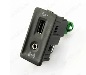 Cablu+port usb si aux-Appconect-Aplle CarPlay-android auto - imagine 2