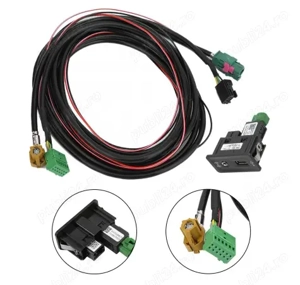 Cablu+port usb si aux-Appconect-Aplle CarPlay-android auto - imagine 4