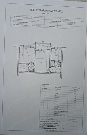 Apartament 2 camere semisecomandat, Campina