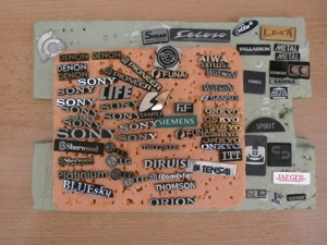 new! sigle sau embleme originale pentru aparate audio video - imagine 2