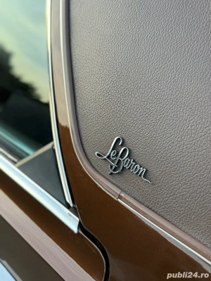    Se vinde din colectia personala: Chrysler LeBaron Imperial an 1975   Inmatriculat Vehicul Istoric - imagine 9