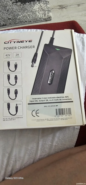 Încărcător biciclete trotinete electrice 