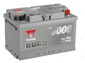 Ofertă!! Baterie Yuasa, 75Ah / 710A - imagine 2