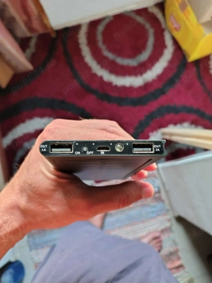 Baterie portabila Stellar 8000 mAh solar power bank - imagine 2