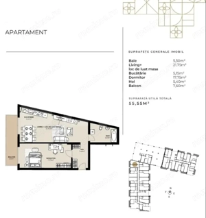 OPORTUNITATE ! Apartamente 2 camere, la cel mai mic pret din Cluj Napoca! - imagine 6