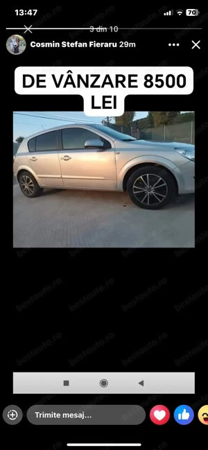 Opel astra h 2007 