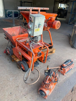 Pompa de tencuit + furtune +duze+ malaxor PFT N2V