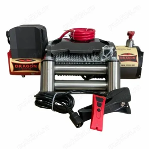 Troliu model nou DRAGON WINCH DWM 13000 HD (trage 5897 kg) la 12V - imagine 2