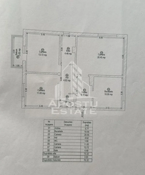 Apartament cu 3 camere, 2 bai, decomandat, centrala proprie, Sagulu - imagine 11
