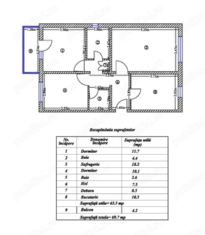 Comision cumparator 0%, 3 camere, decomandat , str. Viitorului - imagine 13 Comision cumparator 0%, 3 camere, decomandat , str. Viitorului - imagine 13