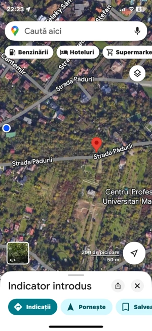 Vand 10 arii teren intravilan constructii str Pasajul Padurii