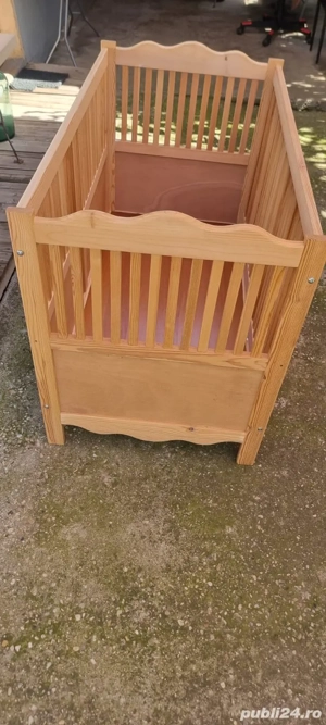 Patut copii, NOU,cu saltea pe doua nivele 